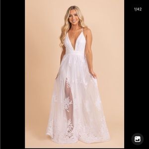 NWT Bell Ella Boutique Unforgettable Love Lace Maxi Dress SIZE M